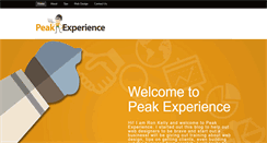 Desktop Screenshot of peak-experience.org.uk