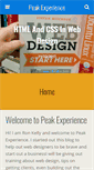 Mobile Screenshot of peak-experience.org.uk