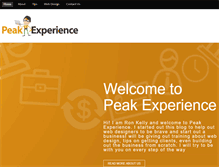 Tablet Screenshot of peak-experience.org.uk